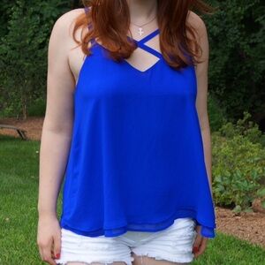 Torrid Royal Blue Strappy Camisole